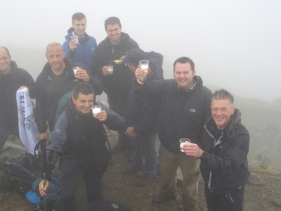 Celebrations before the final descent