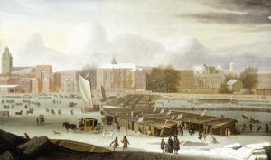 The Frost Fair of 1684 (click on image to enlarge) image (c) Msuem of London