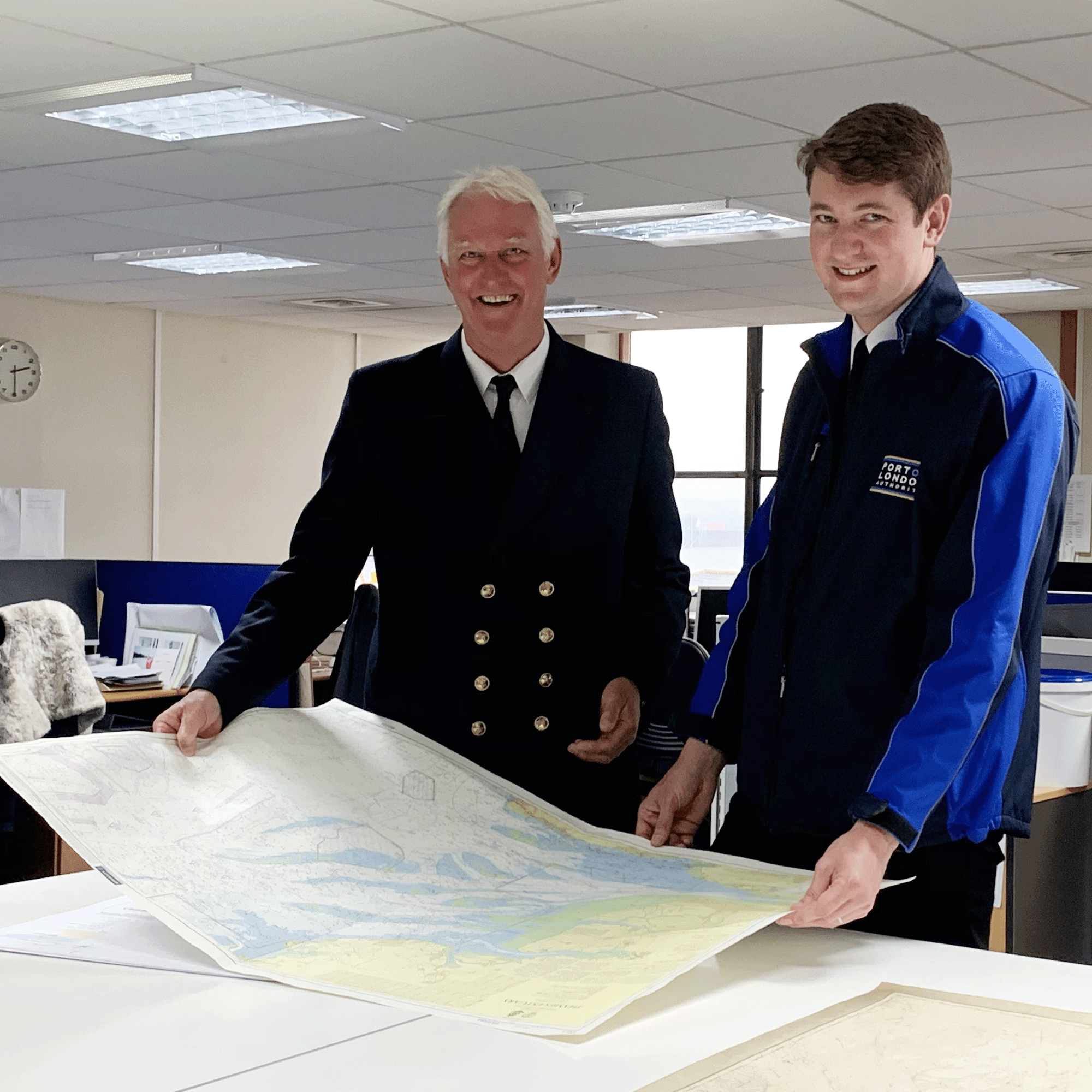 Son follows father into Thames pilot career