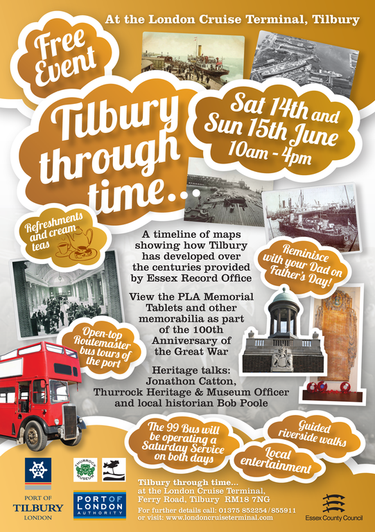 Tilbury Through Time flyer
