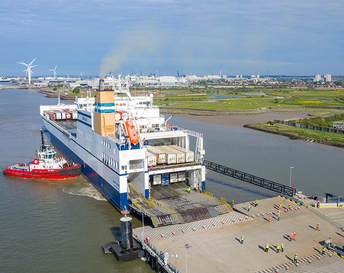 New freight ferry port passes dress rehearsal