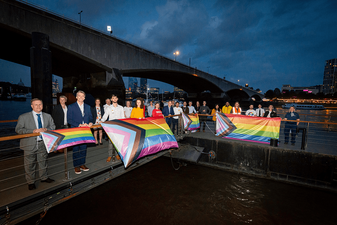 River's LGBT+ pride, as passengers welcomed back