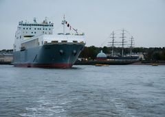 Christening of MV Adeline on the Thames