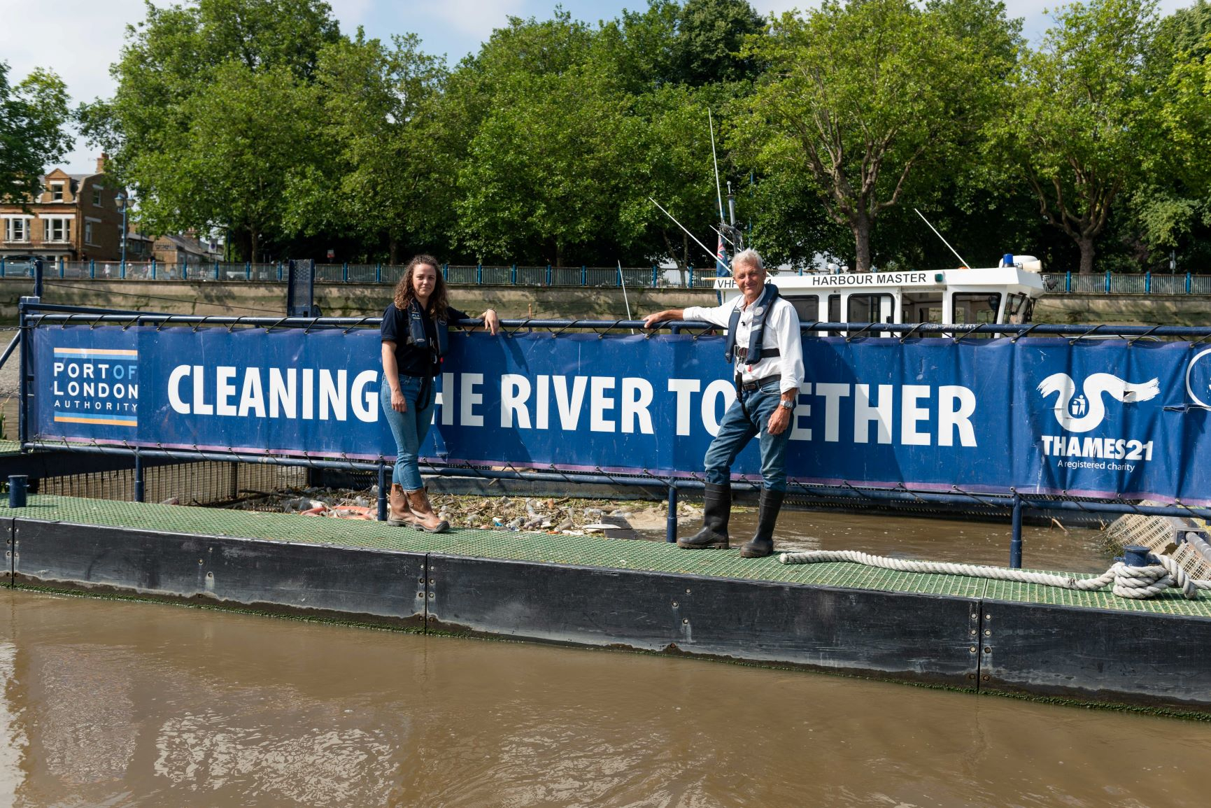 Rose's return: explorer back on river for update on Cleaner Thames campaign
